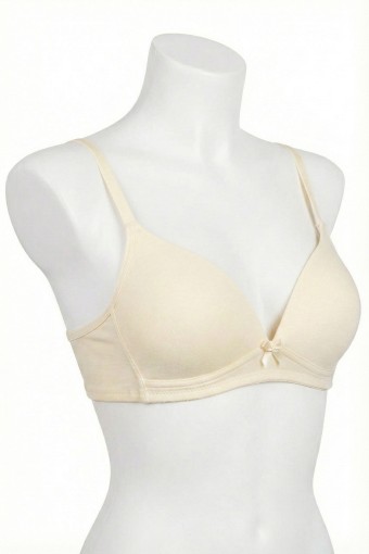 KOZA - Koza Kız Garson Alıştırma Sütyeni Pamuklu - Krem