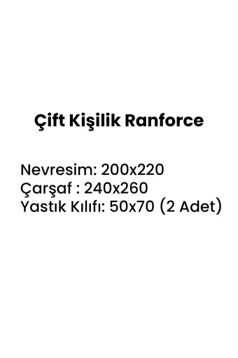 KRİSTAL - Kristal Nevresim Takımı Çift Kişilik Ranforce Ekose (1)