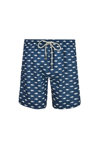 LAPIENO - Lapieno Erkek Jay Deniz Şortu Bağcıklı Paraşüt - Koyu Lacivert