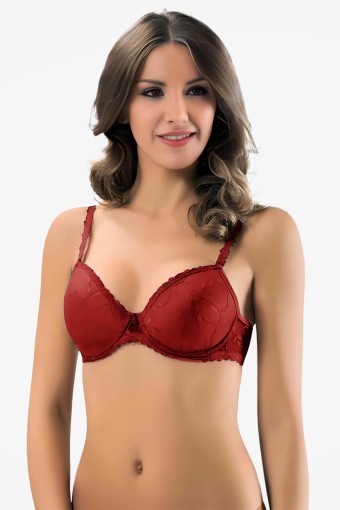 LEJARDİN - Lejardin Kadın Desteksiz Sütyen Dantelli Soft Cup Büyük Beden