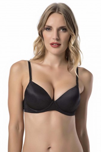 LEJARDİN - Lejardin Kadın Destekli Sütyen Basic Micro Cup Push Up (1)