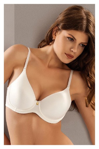 LEJARDİN - Lejardin Kadın Destekli Sütyen Soft Destek Push Up - Ekru - 80 (1)