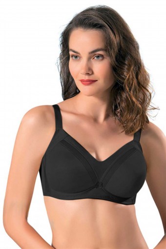 LEJARDİN - Lejardin Kadın Toparlayıcı Sütyen Transparan Detaylı Balensiz Soft Cup (1)