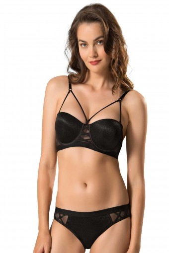 LEJARDİN - Lejardin Kadın Fantezi Destekli Sütyen Külot Takım Straplez