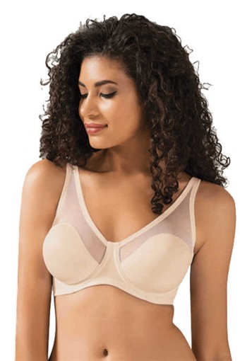 LEJARDİN - Lejardin Kadın Toparlayıcı Sütyen Transparan Detaylı Soft Cup (1)