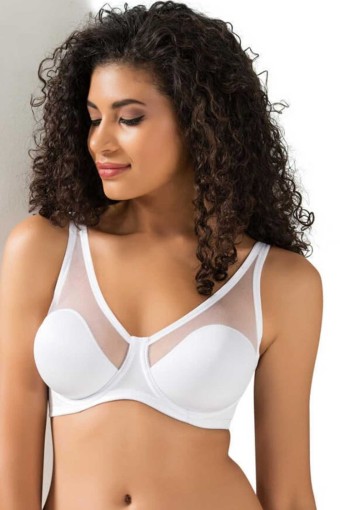 LEJARDİN - Lejardin Kadın Toparlayıcı Sütyen Transparan Detaylı Soft Cup
