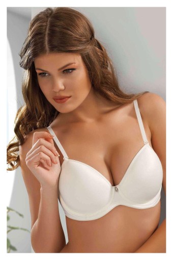 LEJARDİN - Lejardin Kadın Toparlayıcı Sütyen Soft Cup - Beyaz - 110