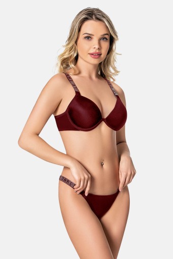 LEJARDİN - Lejardin Kadın Fantezi Destekli Sütyen Külot Takım Push Up (1)