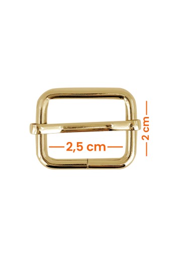 LİKYA HOBİ - Likya 2.5cm-2cm-4mm Sürgü Açık Altın