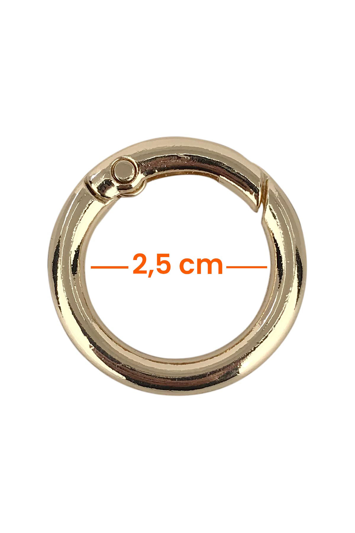 Likya 2.5cm-4cm Yaylı Halka Açık Altın - Thumbnail