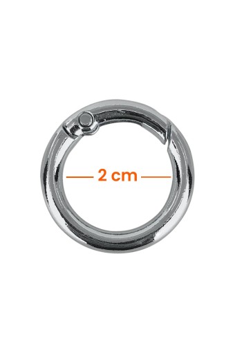 LİKYA HOBİ - Likya 2cm-4mm Yaylı Halka Nikel