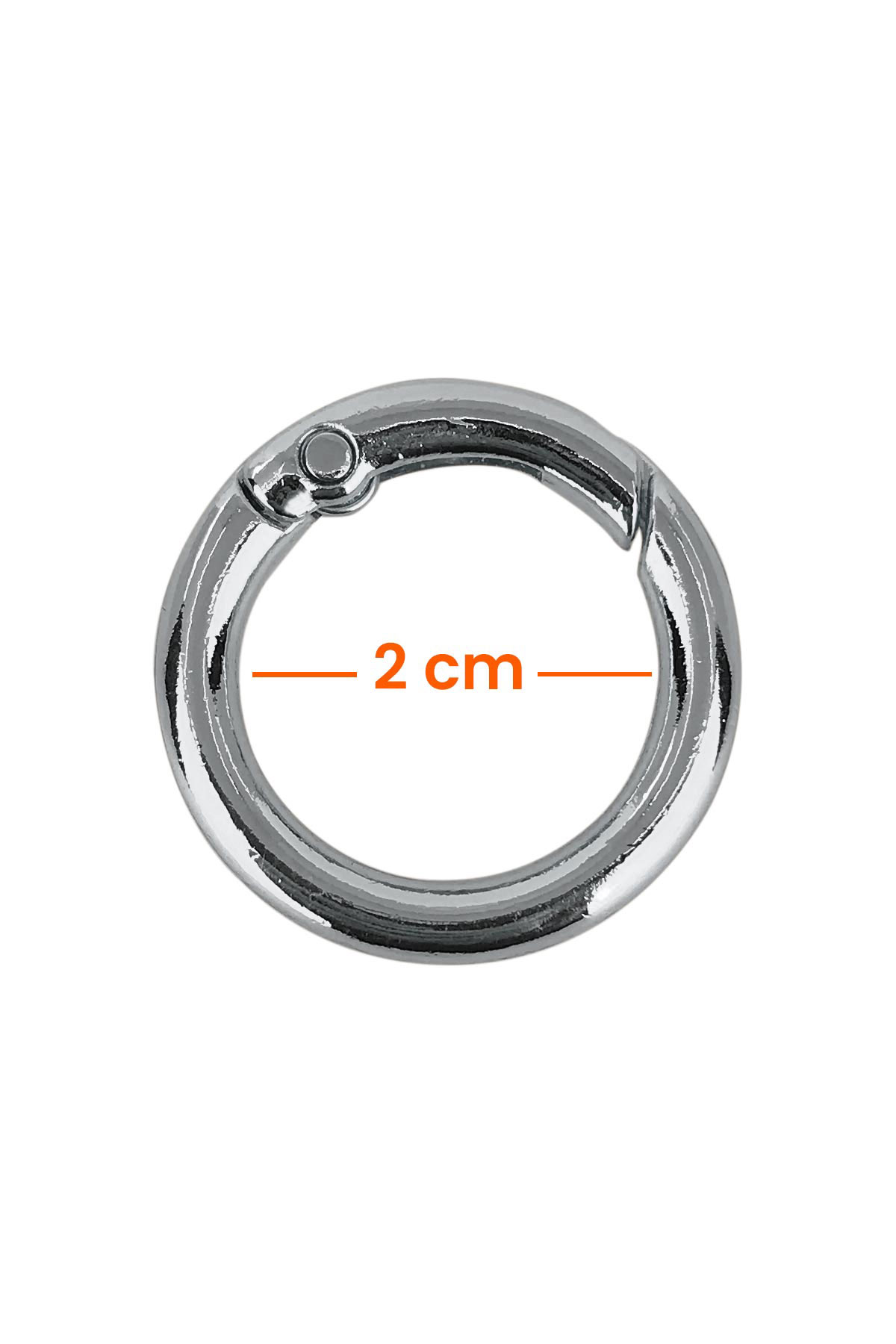 Likya 2cm-4mm Yaylı Halka Nikel - Thumbnail
