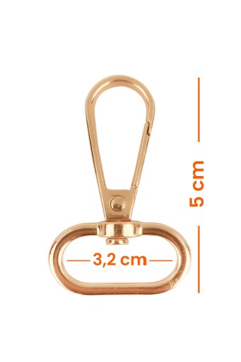LİKYA HOBİ - Likya 3.2cm Yaylı Kanca 7.8Gr Açık Altın