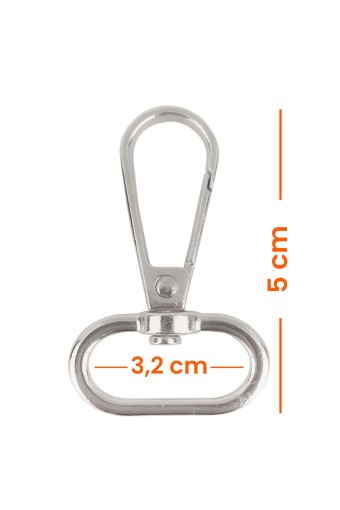LİKYA HOBİ - Likya 3.2cm Yaylı Kanca 7.8Gr Nikel