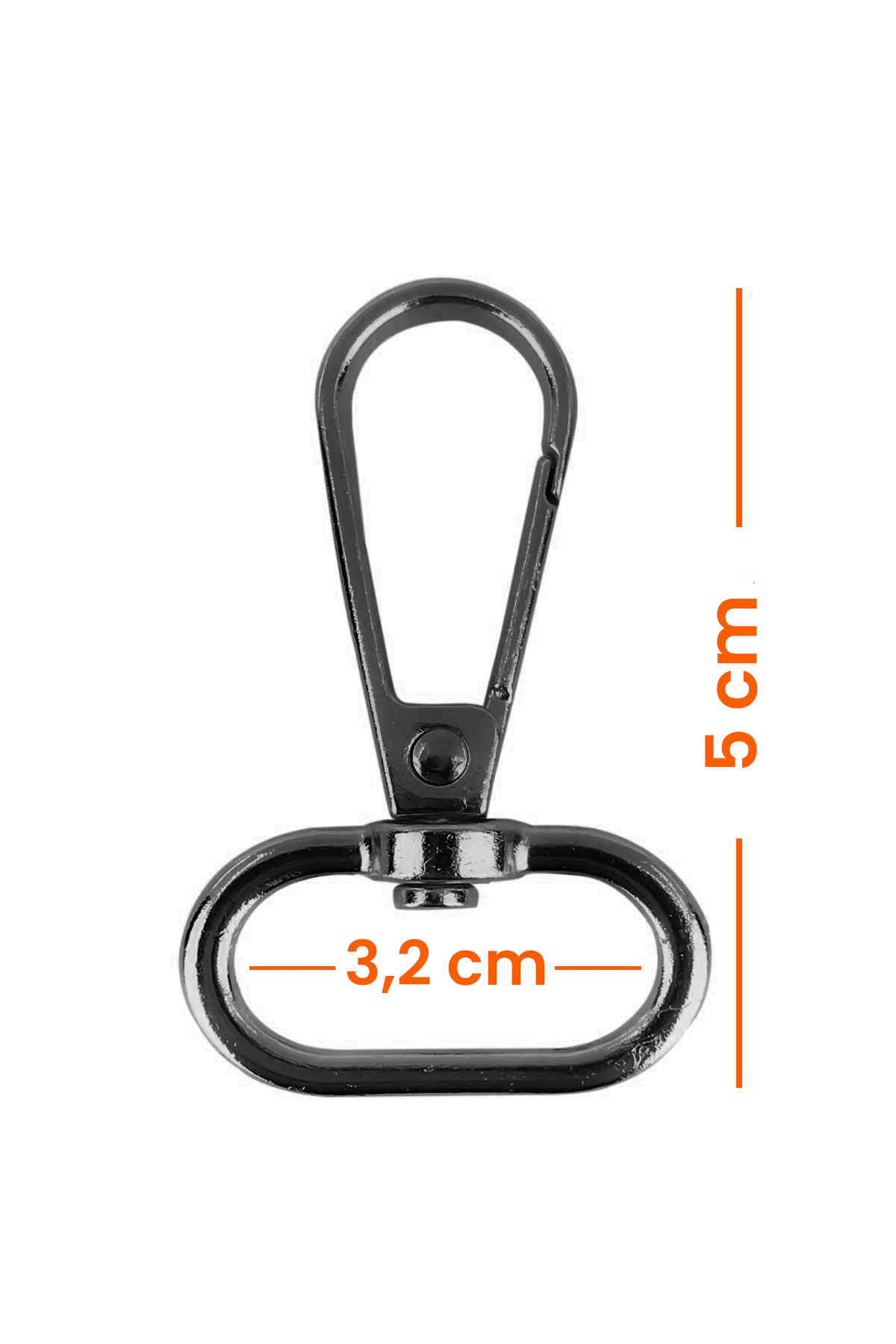 Likya 3.2cm Yaylı Kanca 7.8Gr Siyah Nikel - Thumbnail