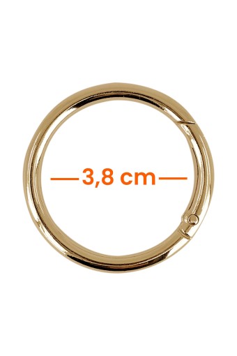 LİKYA HOBİ - Likya 3.8cm-4.5mm Yaylı Halka Açık Altın