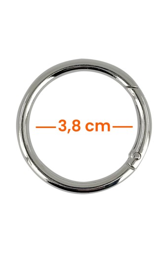 LİKYA HOBİ - Likya 3.8cm-4.5mm Yaylı Halka Nikel