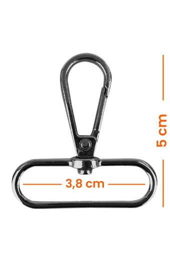 LİKYA HOBİ - Likya 3.8cm Yaylı Kanca 8Gr Siyah Nikel