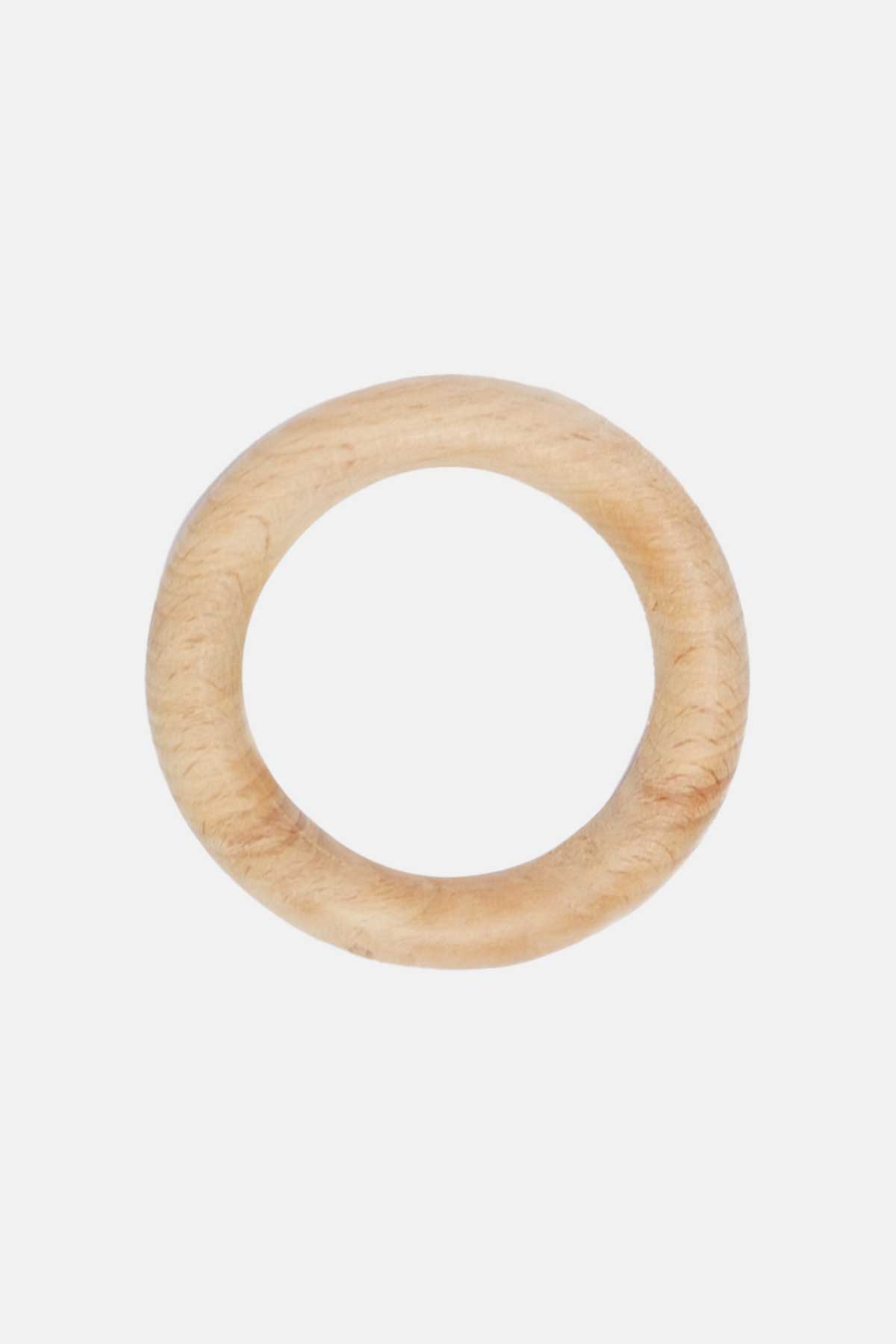 Likya Ahşap Amigurumi Halkası Verniksiz 5cm - Thumbnail