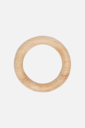 MİR - Likya Ahşap Amigurumi Halkası Verniksiz 5cm