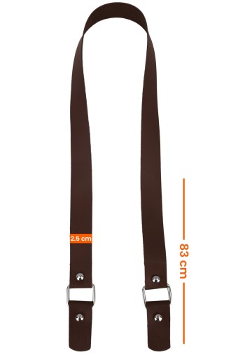 LİKYA HOBİ - Likya Aparatlı Çanta Sapı Düz Toz Deri Çiftli