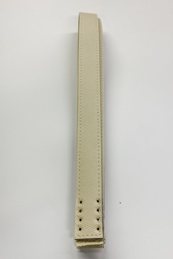 LİKYA HOBİ - Likya Aparatsız Çanta Sapı 3 Cm En Salpalı Deri Düz Çiftli