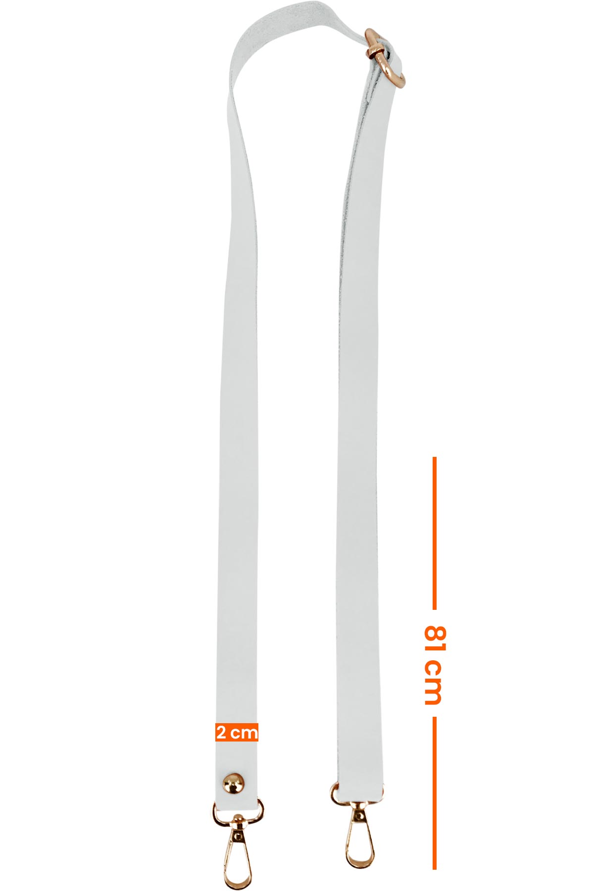 Likya Ayarlanabilir Çanta Sapı Düz Toz Deri - Thumbnail