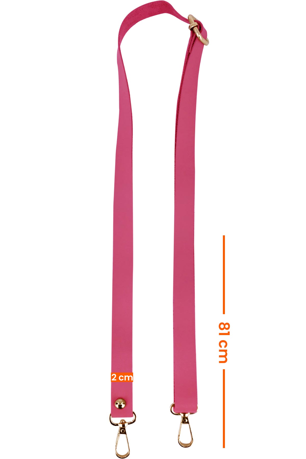 Likya Ayarlanabilir Çanta Sapı Düz Toz Deri - Thumbnail