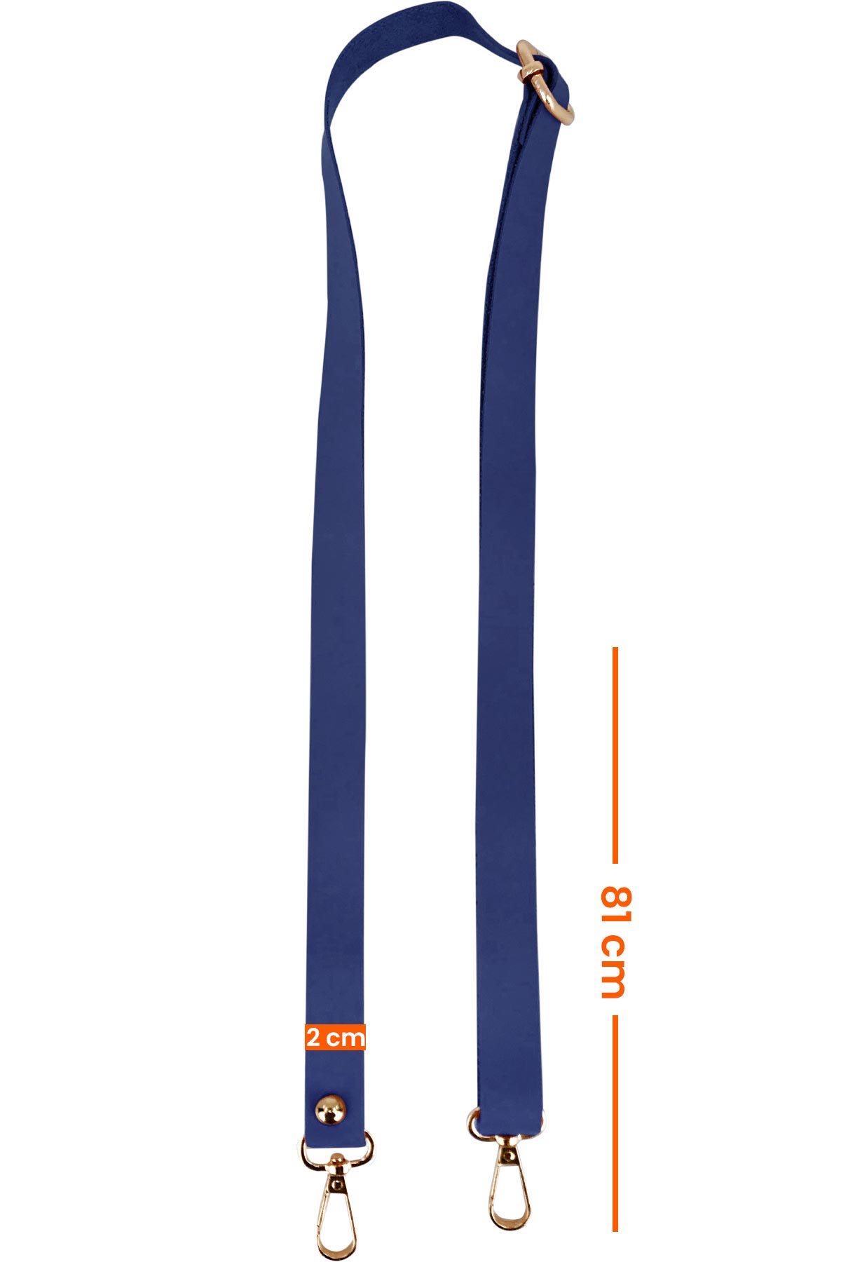 Likya Ayarlanabilir Çanta Sapı Düz Toz Deri - Thumbnail