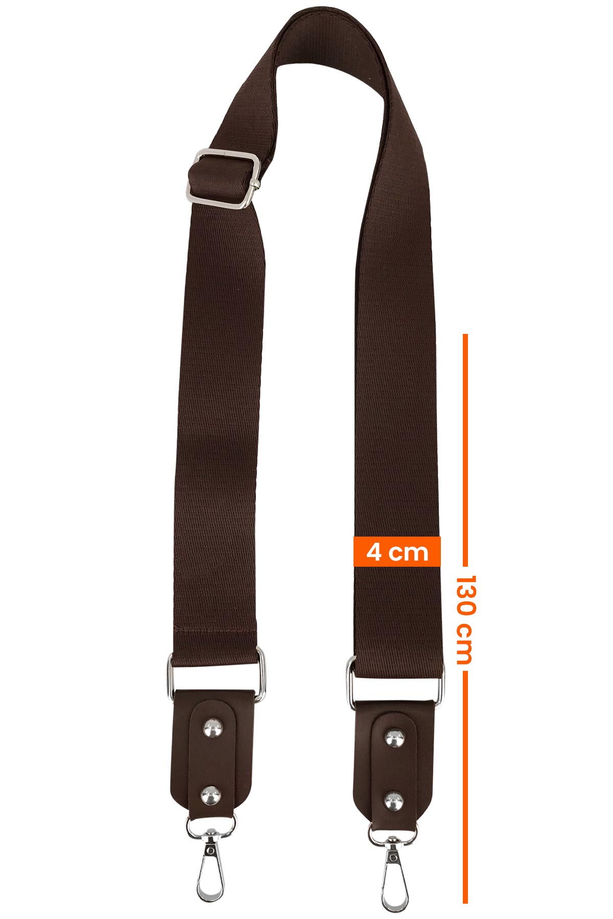 Likya Ayarlanabilir Palaska Çanta Sapı Derili Düz 130 Cm - Thumbnail