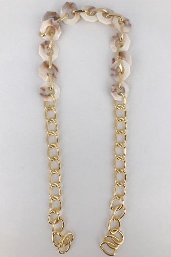 LİKYA HOBİ - Likya Çanta Askısı Altıgen Model Akrilik Zincirli 60 Cm (1)