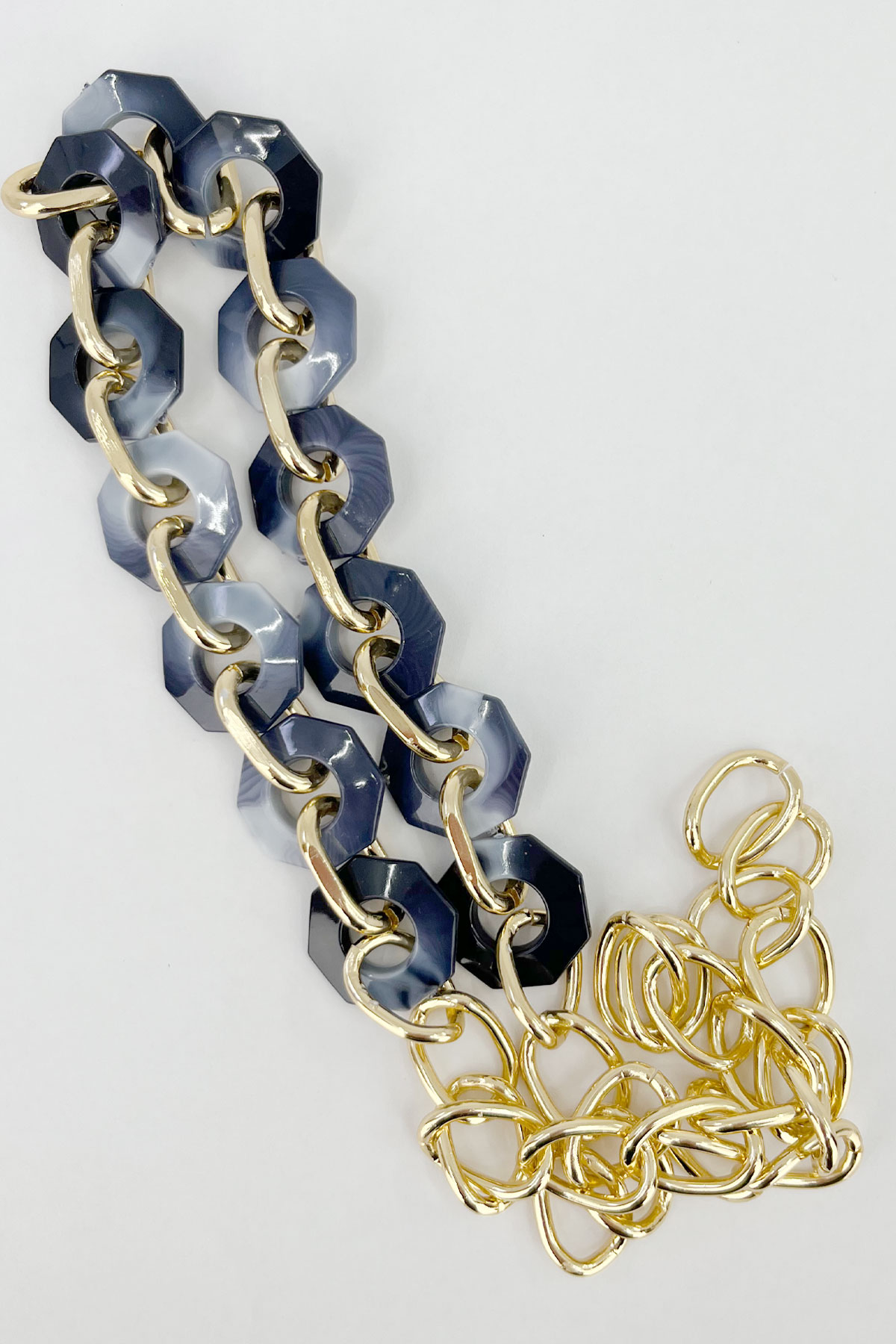 Likya Çanta Askısı Altıgen Model Akrilik Zincirli 60 Cm - Thumbnail