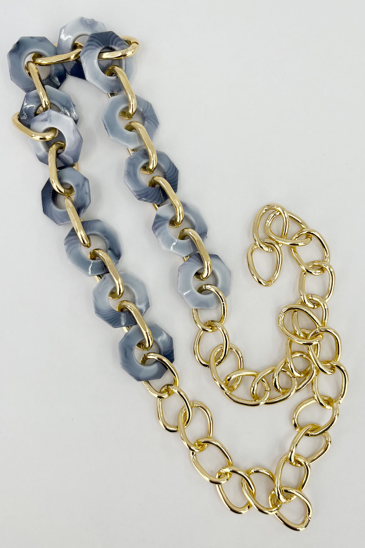 Likya Çanta Askısı Altıgen Model Akrilik Zincirli 60 Cm - Thumbnail