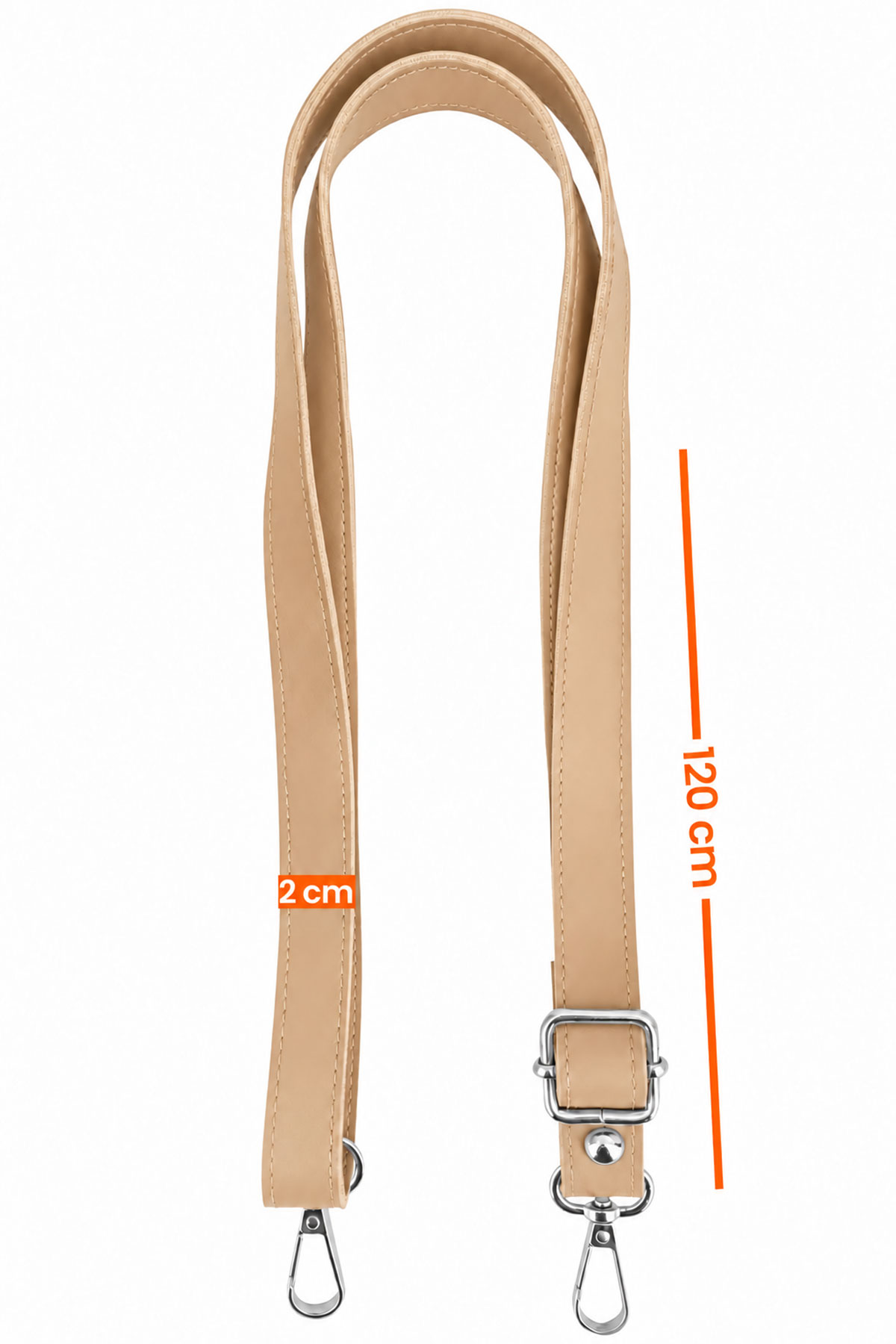 Likya Çanta Askısı Ayarlanabilir Düz 120cm - Thumbnail