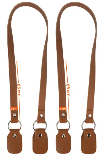 LİKYA HOBİ - Likya Çanta Askısı Çiftli Deri Dikilebilir Özellikli Metal Detaylı (1)