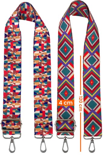 LİKYA HOBİ - Likya Çanta Askısı Desenli Dar Dokuma Ayarlanabilir Polyester120 Cm (1)