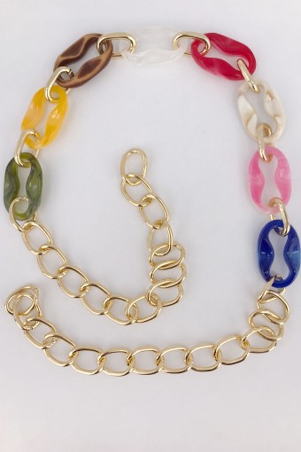 LİKYA HOBİ - Likya Çanta Askısı Sarkaçlı 8 Model Akrilik Zincirli 60 Cm