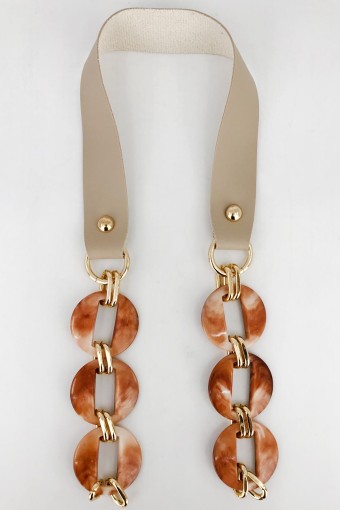 LİKYA HOBİ - Likya Çanta Askısı Yuvarlak Model Akrilik Deri Detaylı 60 Cm (1)