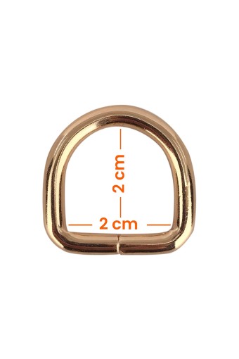 LİKYA HOBİ - Likya Çanta D Halka Yuvarlak 2 Cm (1)