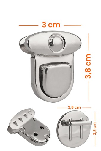 LİKYA HOBİ - Likya Çanta Kilit Orta Nokta