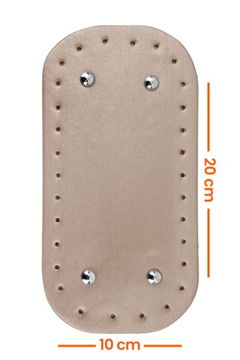 LİKYA HOBİ - Likya Çanta Tabanı 10X20 Cm Deri