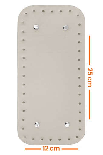 LİKYA HOBİ - Likya Çanta Tabanı 12X25 Cm Deri