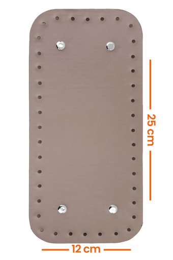 LİKYA HOBİ - Likya Çanta Tabanı 12X25 Cm Deri (1)