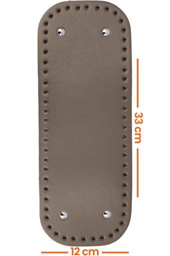 LİKYA HOBİ - Likya Çanta Tabanı 12X33 Cm Deri