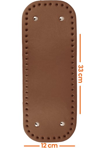 LİKYA HOBİ - Likya Çanta Tabanı 12X33 Cm Deri (1)