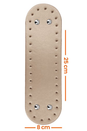 LİKYA HOBİ - Likya Çanta Tabanı 8x25 Cm Deri