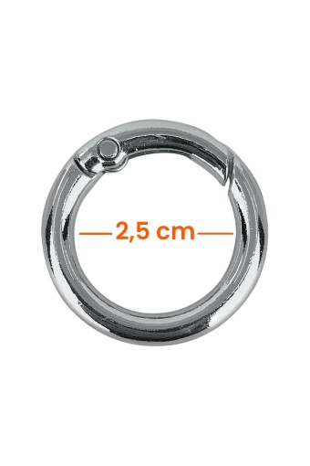 LİKYA HOBİ - Likya Çanta Yay Halka Yuvarlak 2.5 Cm (1)