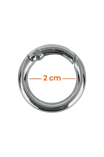 LİKYA HOBİ - Likya Çanta Yay Halka Yuvarlak 2 Cm