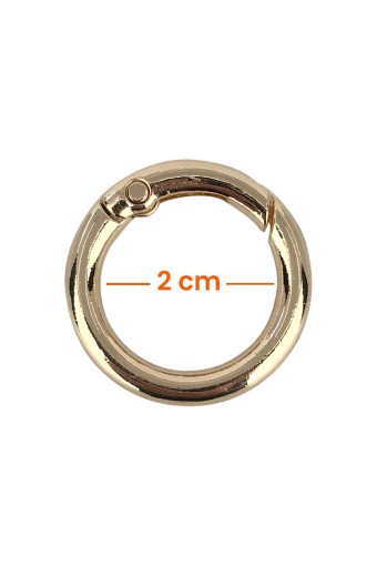 LİKYA HOBİ - Likya Çanta Yay Halka Yuvarlak 2 Cm (1)