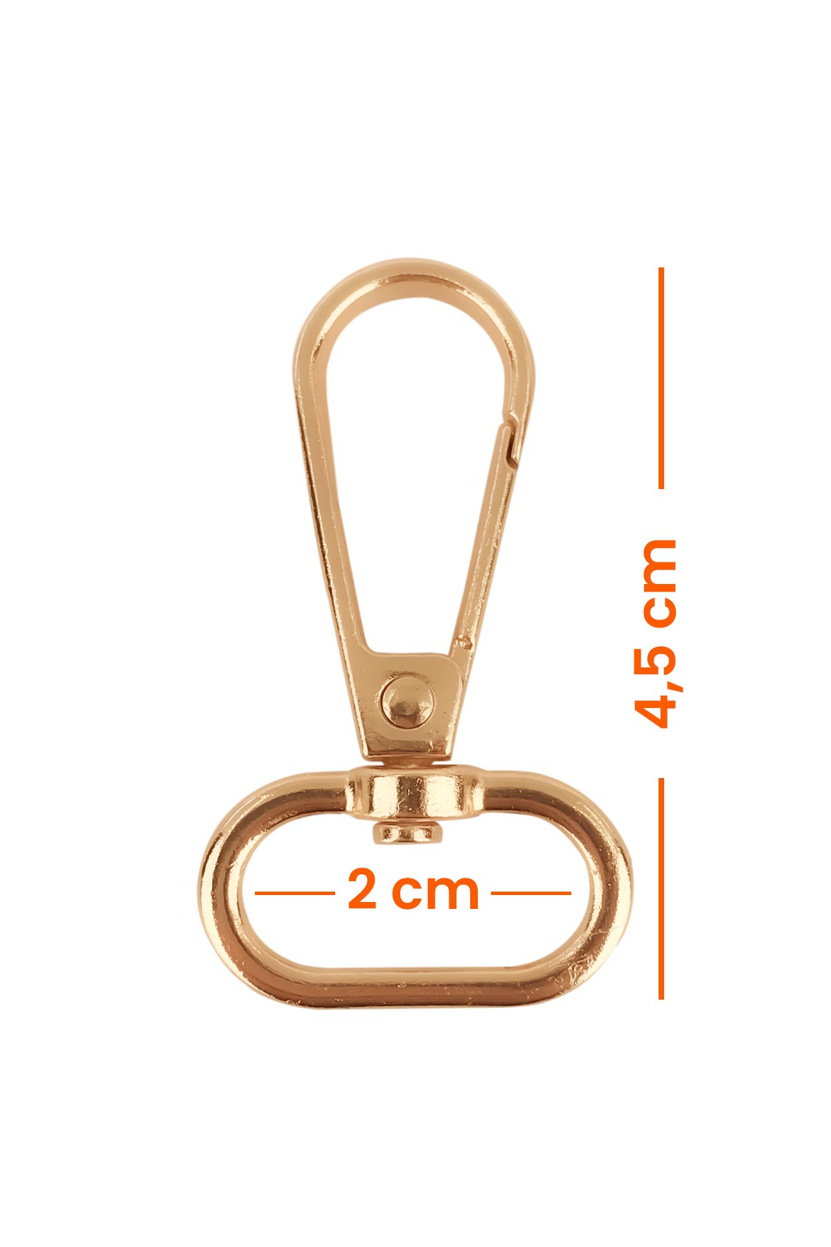 Likya Çanta Yay Kanca 2 Cm - Thumbnail